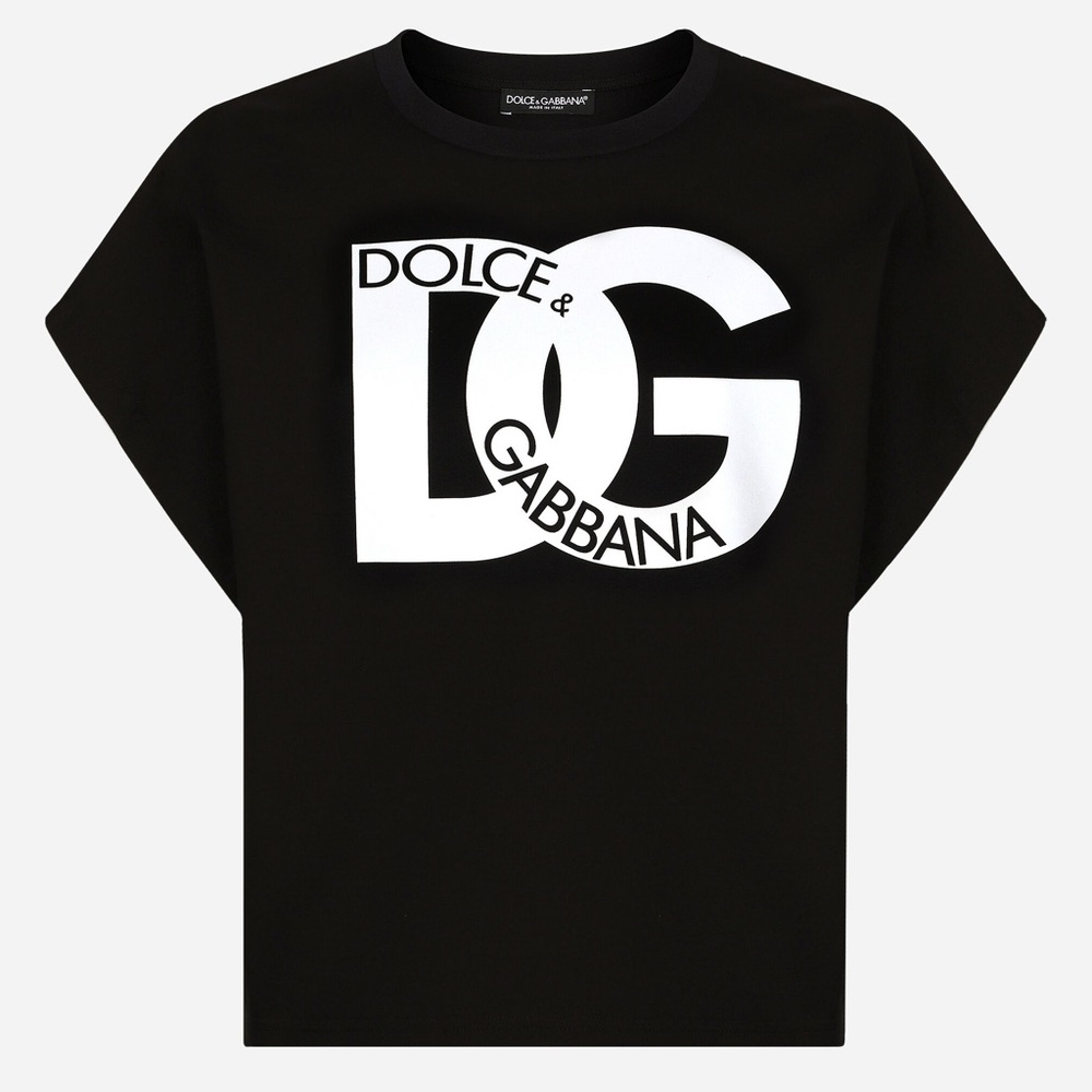Dolce & Gabbana Jersey T-shirt with DG print